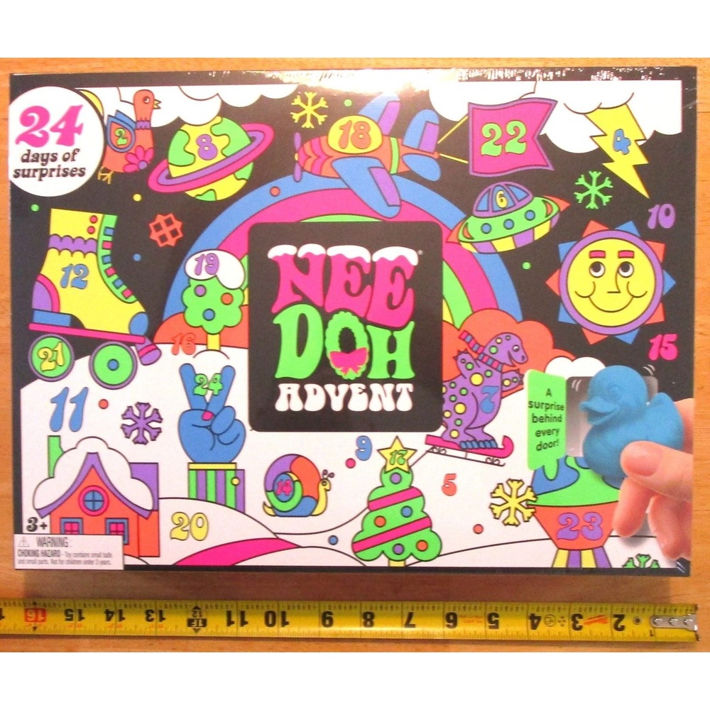 Nee Doh Holiday Advent Calendar 2026 Christmas Countdown 24 Surprises New Sealed